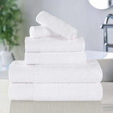 Rayon from Bamboo Eco-Friendly Fluffy Soft Solid 6 Piece Towel Set - Towel Set by Superior Brand