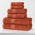 Eco-Friendly Ring-Spun Cotton 6-Piece Towel Set - Towel Set by Superior Brand