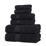Oregon Organic Cotton Medium Weight Solid 6-Piece Towel Set - Towel Set by Superior Brand