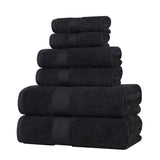 Oregon Organic Cotton Medium Weight Solid 6-Piece Towel Set - Towel Set by Superior Brand