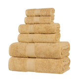 Oregon Organic Cotton Medium Weight Solid 6-Piece Towel Set - Towel Set by Superior Brand