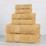 Oregon Organic Cotton Medium Weight Solid 6-Piece Towel Set - Towel Set by Superior Brand