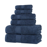 Oregon Organic Cotton Medium Weight Solid 6-Piece Towel Set - Towel Set by Superior Brand