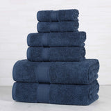 Oregon Organic Cotton Medium Weight Solid 6-Piece Towel Set - Towel Set by Superior Brand