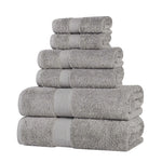 Oregon Organic Cotton Medium Weight Solid 6-Piece Towel Set - Towel Set by Superior Brand