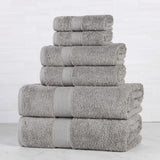 Oregon Organic Cotton Medium Weight Solid 6-Piece Towel Set - Towel Set by Superior Brand