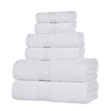 Oregon Organic Cotton Medium Weight Solid 6-Piece Towel Set - Towel Set by Superior Brand