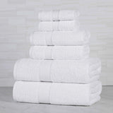 Oregon Organic Cotton Medium Weight Solid 6-Piece Towel Set - Towel Set by Superior Brand