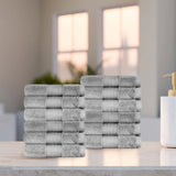 Superior Premium Turkish Cotton 12-Piece Face Towel Set - Face Towel Set by Superior Brand