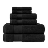 Aria Turkish Cotton Plush Towel Set 6 Piece