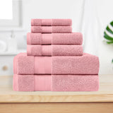 Aria Turkish Cotton Plush Towel Set 6 Piece