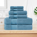 Aria Turkish Cotton Plush Towel Set 6 Piece
