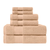 Aria Turkish Cotton Plush Towel Set 6 Piece
