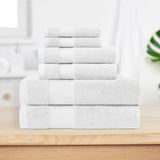 Aria Turkish Cotton Plush Towel Set 6 Piece