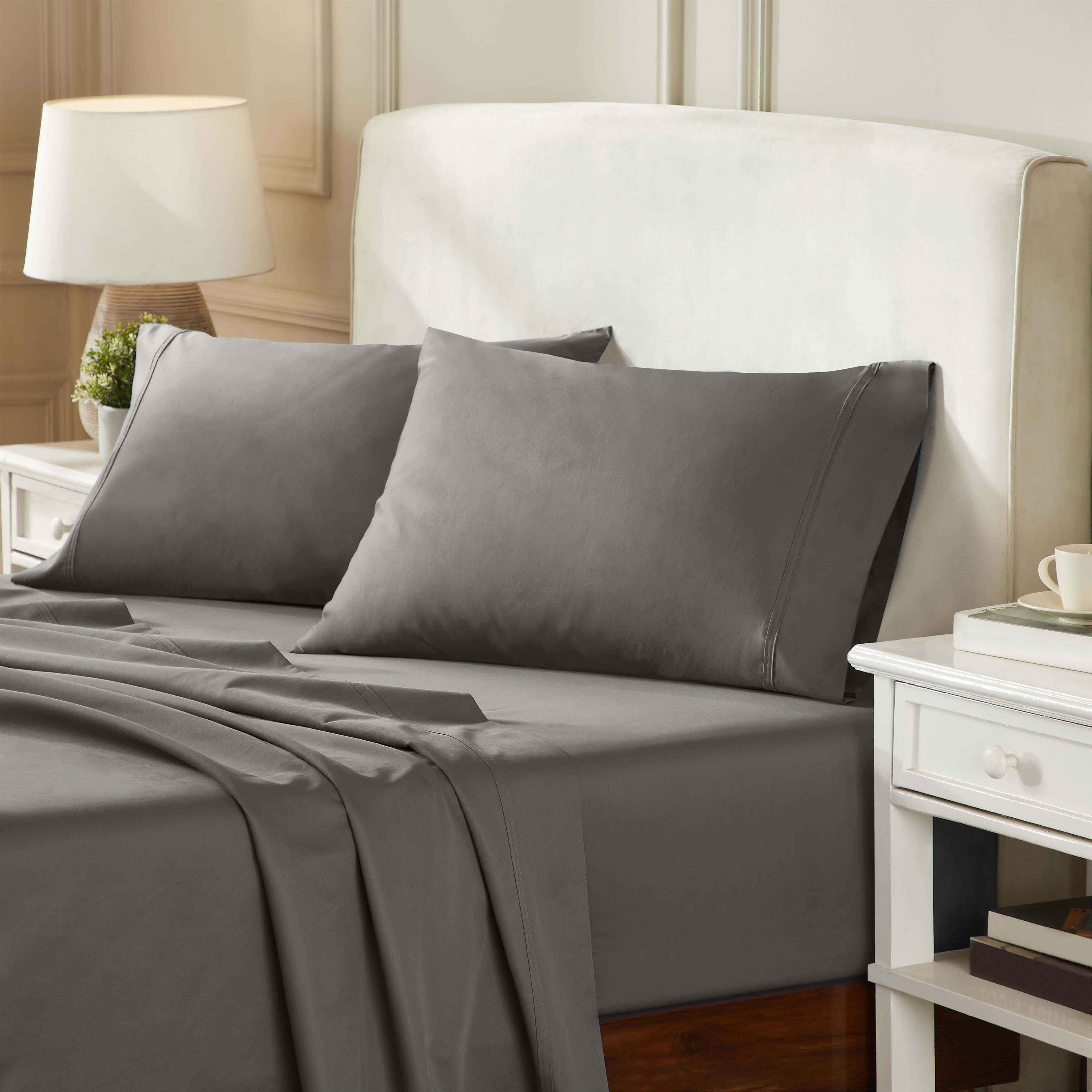 100% Egyptian Cotton 850 Thread Count Solid Bed Pillowcase Set - Pillowcases by Superior Brand