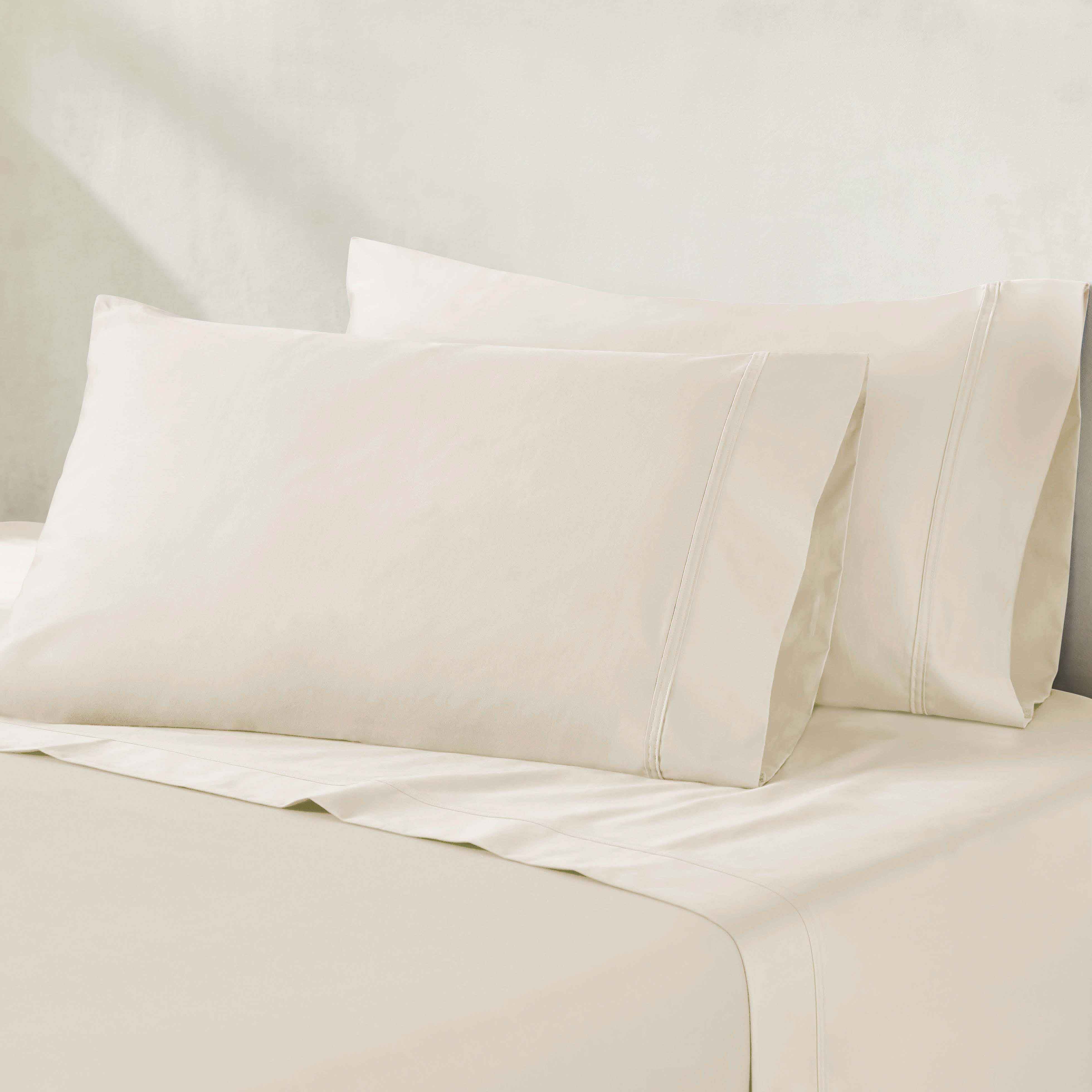 100% Egyptian Cotton 850 Thread Count Solid Bed Pillowcase Set - Pillowcases by Superior Brand
