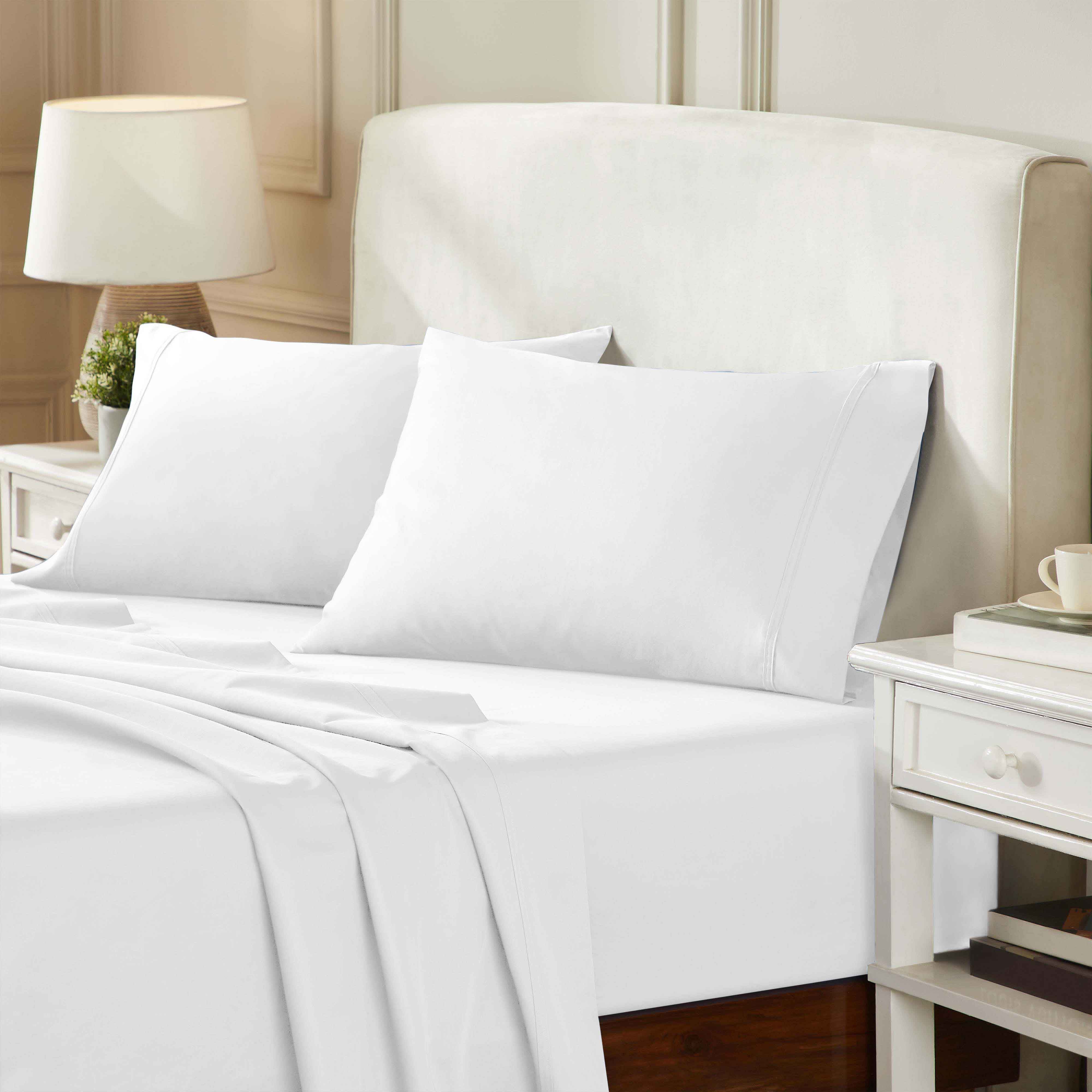 100% Egyptian Cotton 850 Thread Count Solid Bed Pillowcase Set - Pillowcases by Superior Brand
