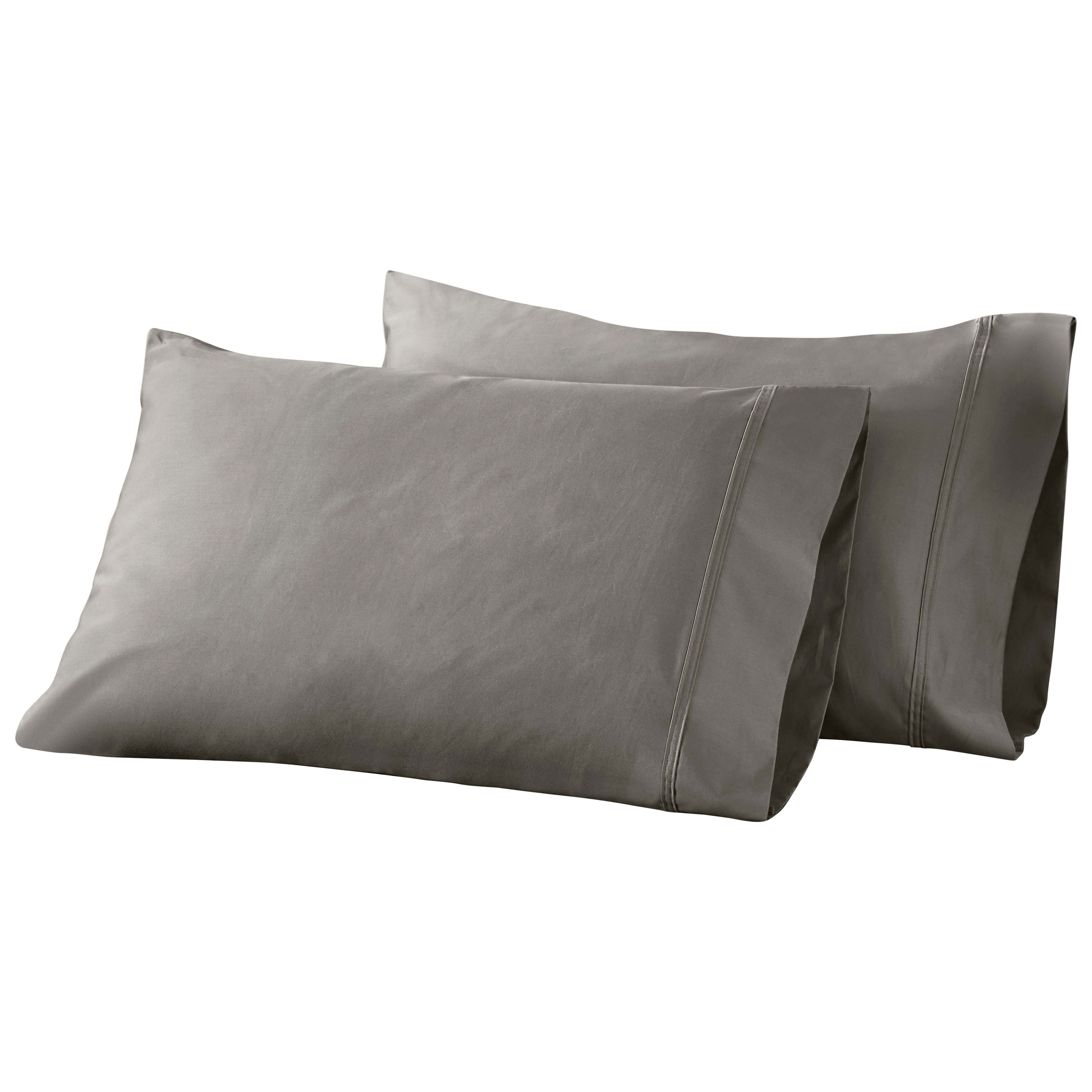 100% Egyptian Cotton 850 Thread Count Solid Bed Pillowcase Set - Pillowcases by Superior Brand
