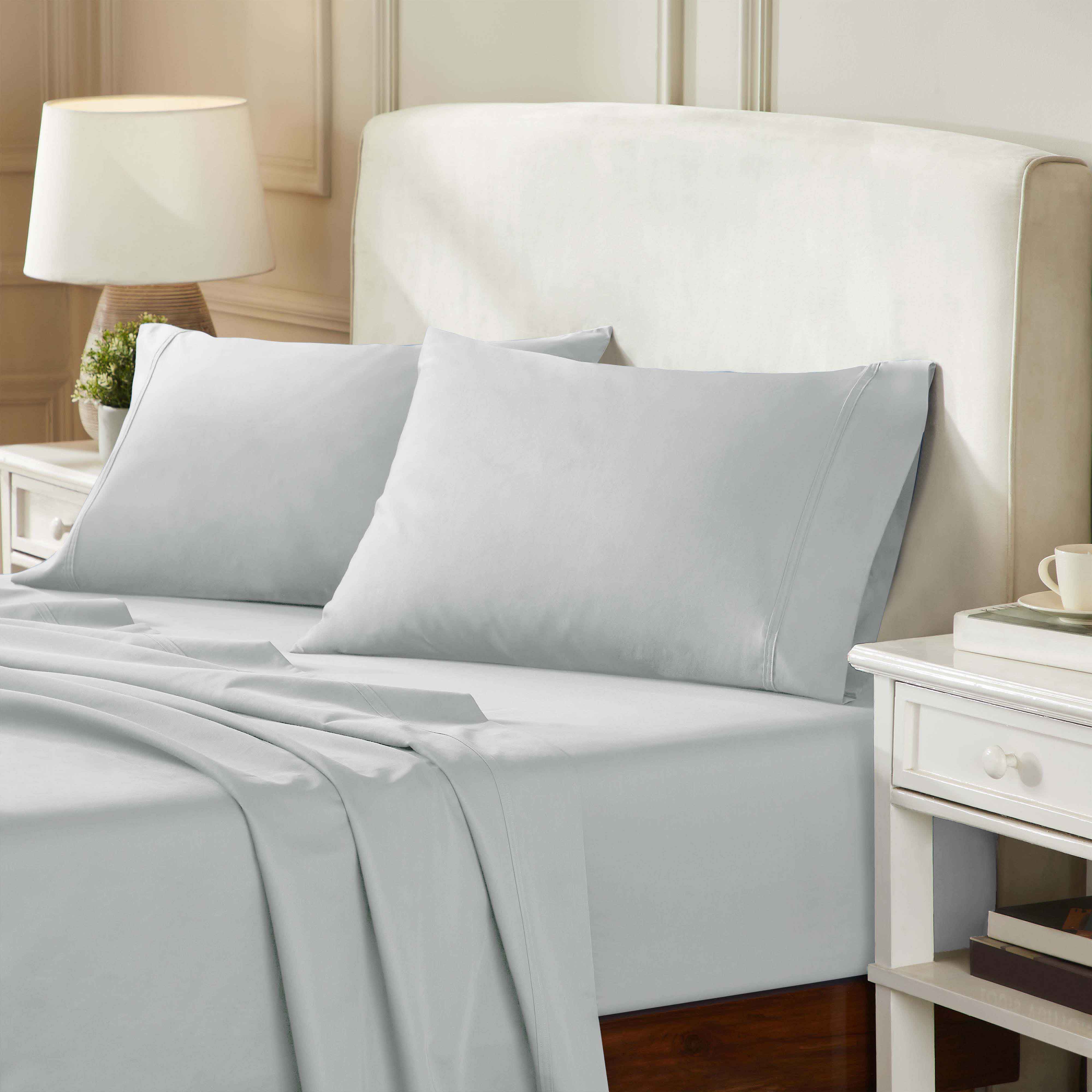 100% Egyptian Cotton 850 Thread Count Solid Bed Pillowcase Set - Pillowcases by Superior Brand