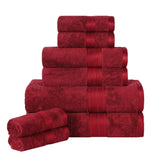 Ultra-Soft Rayon from Bamboo Cotton Blend 8 Piece Towel Set - Towel Set by Superior Brand