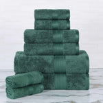 Ultra-Soft Rayon from Bamboo Cotton Blend 8 Piece Towel Set - Towel Set by Superior Brand