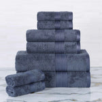 Ultra-Soft Rayon from Bamboo Cotton Blend 8 Piece Towel Set - Towel Set by Superior Brand