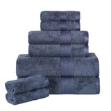 Ultra-Soft Rayon from Bamboo Cotton Blend 8 Piece Towel Set - Towel Set by Superior Brand