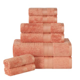 Ultra-Soft Rayon from Bamboo Cotton Blend 8 Piece Towel Set - Towel Set by Superior Brand