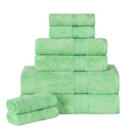 Ultra-Soft Rayon from Bamboo Cotton Blend 8 Piece Towel Set - Towel Set by Superior Brand