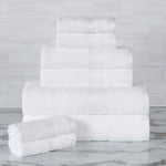 Ultra-Soft Rayon from Bamboo Cotton Blend 8 Piece Towel Set - Towel Set by Superior Brand