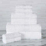 Ultra-Soft Rayon from Bamboo Cotton Blend 8 Piece Towel Set - Towel Set by Superior Brand