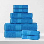 Eco-Friendly Ringspun Cotton Towel Set 8-Piece - Towel Set by Superior Brand