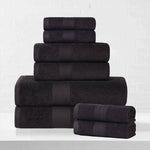 Eco-Friendly Ringspun Cotton Towel Set 8-Piece - Towel Set by Superior Brand