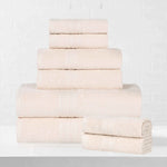 Eco-Friendly Ringspun Cotton Towel Set 8-Piece - Towel Set by Superior Brand