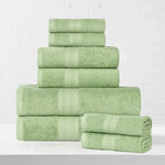 Eco-Friendly Ringspun Cotton Towel Set 8-Piece - Towel Set by Superior Brand