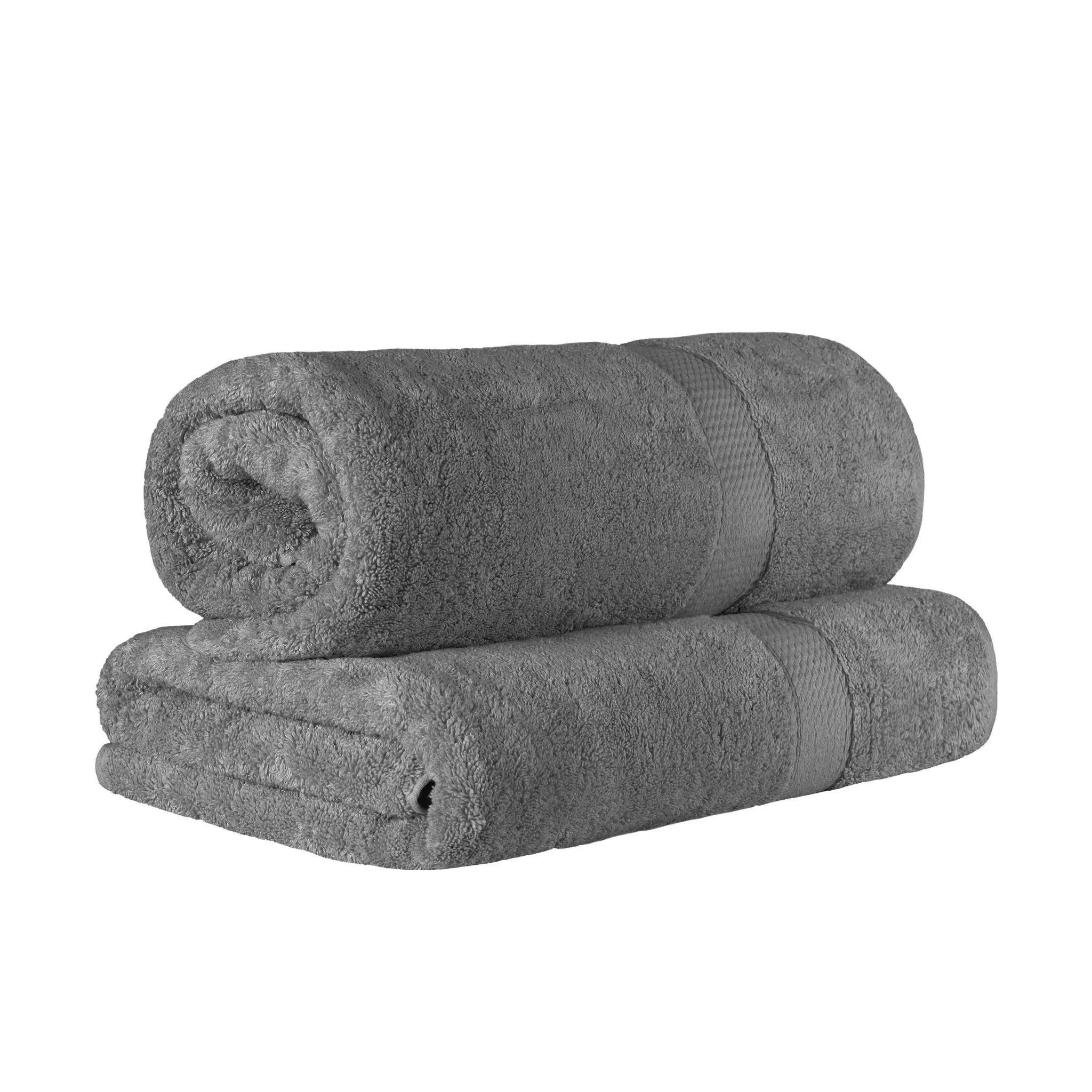 Madison Egyptian Cotton Plush Thick Absorbent Bath Sheet Set of 2 - Egyptian Cotton Bath Sheet by Superior Brand
