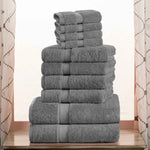 Egyptian Cotton Madison Plush Towel Set 10 Piece - Egyptian Cotton Towel Set by Superior Brand