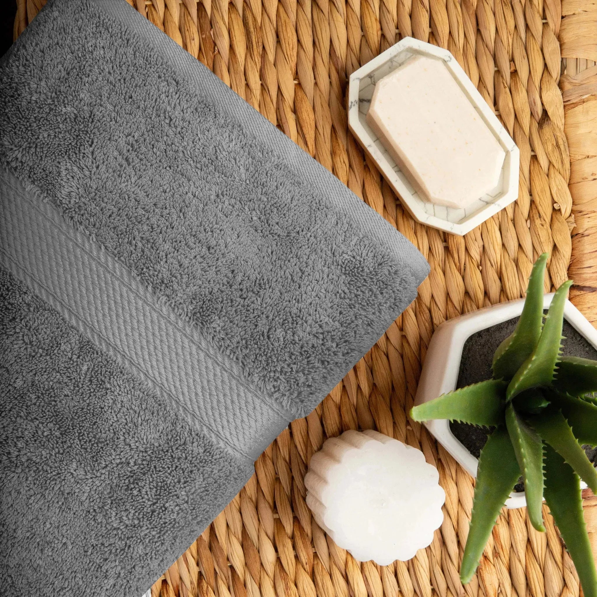 Madison Egyptian Cotton Plush Thick Absorbent Bath Towel Set of 2 - Egyptian Cotton Bath Towel by Superior Brand