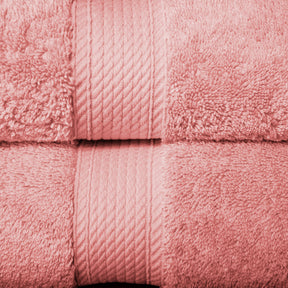 Superior Egyptian Cotton Heavyweight 6 Piece Bath Towel Set - Teal Rose