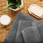 Egyptian Cotton Madison Plush Towel Set 3 Piece - Egyptian Cotton Towel Set by Superior Brand