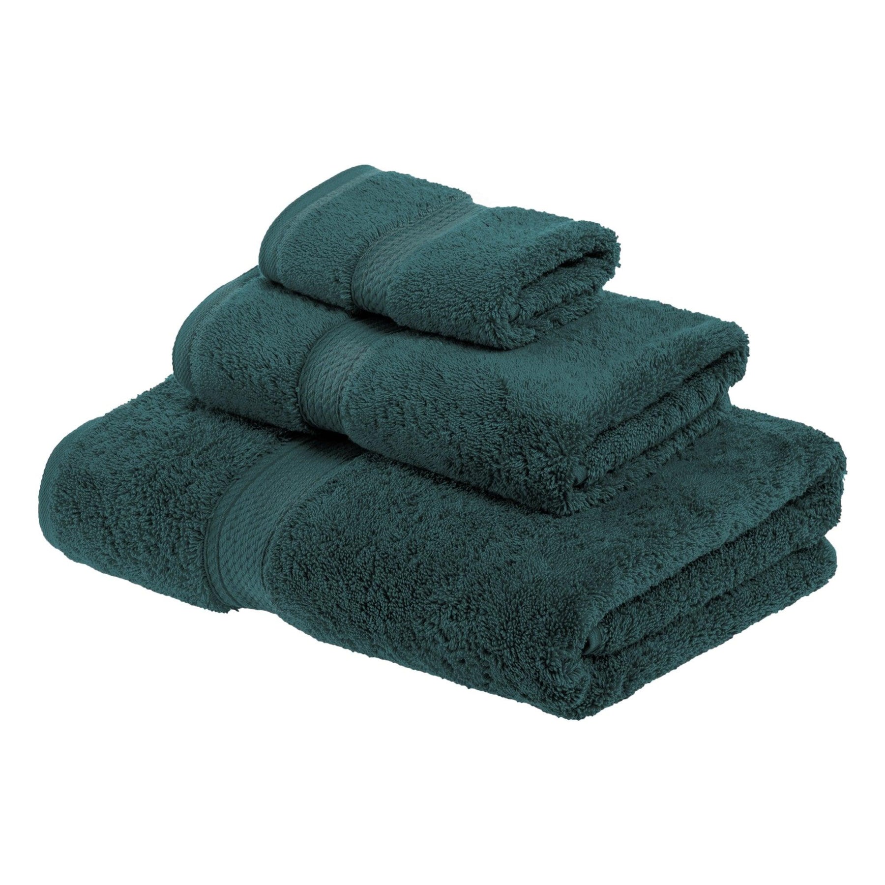 Egyptian Cotton Heavyweight 3 Piece Bath Towel Set - Teal