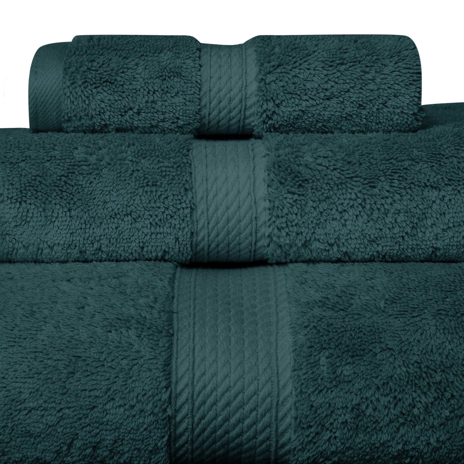 Egyptian Cotton Heavyweight 3 Piece Bath Towel Set - Teal