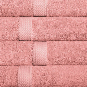 Superior Egyptian Cotton Plush Heavyweight Absorbent Luxury Soft Bath Towel - Teal Rose