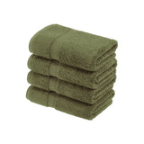 Madison Egyptian Cotton Plush Hand Towel Set 4-Piece - Egyptian Cotton Hand Towel by Superior Brand