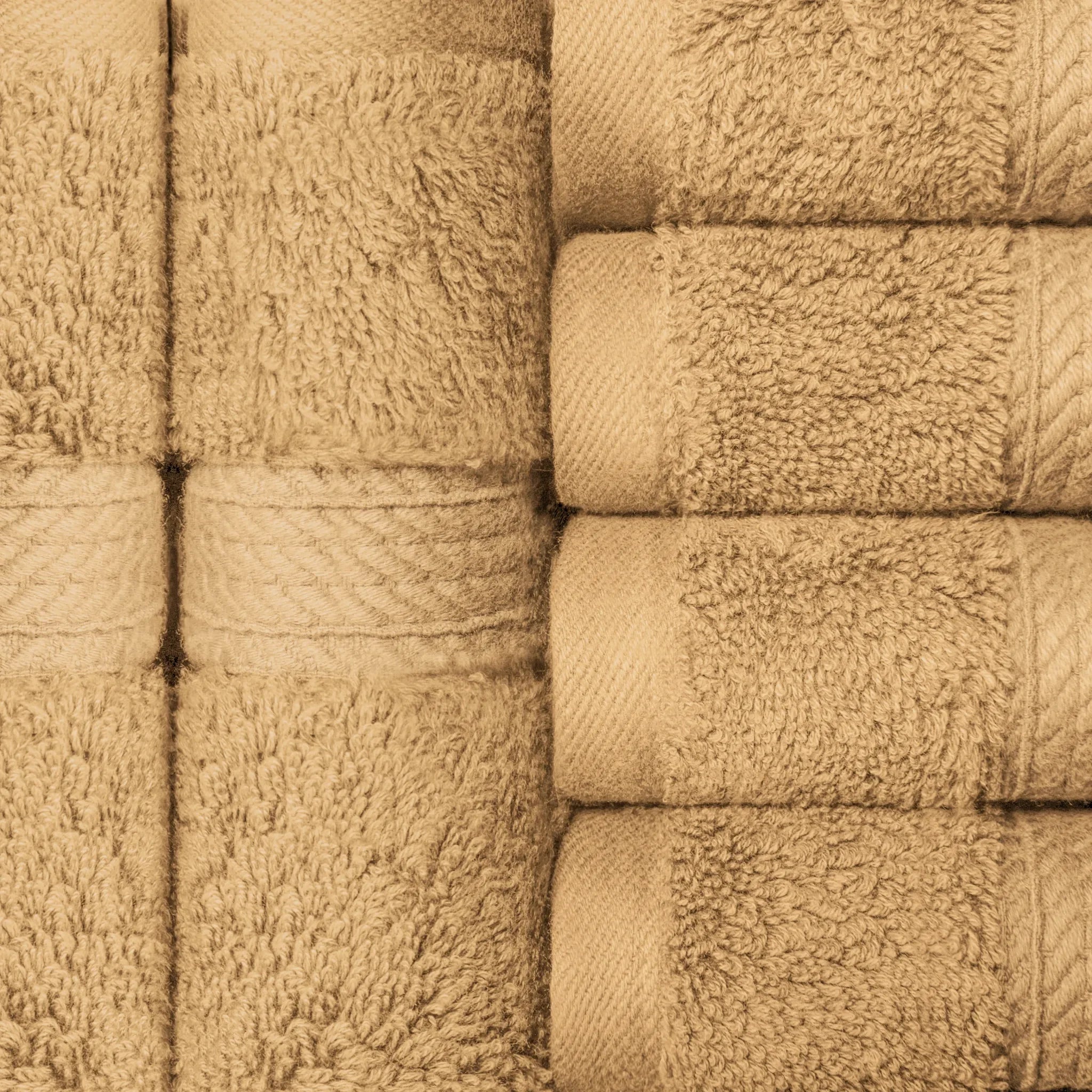 Egyptian Cotton Madison Face Towel Set of 6 - Egyptian Cotton Face Towel by Superior Brand