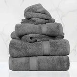 Madison Egyptian Cotton Plush Heavyweight 6 Piece Towel Set - Egyptian Cotton Towel Set by Superior Brand