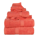 Madison Egyptian Cotton Plush Heavyweight 6 Piece Towel Set - Egyptian Cotton Towel Set by Superior Brand