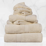 Madison Egyptian Cotton Plush Heavyweight 6 Piece Towel Set - Egyptian Cotton Towel Set by Superior Brand
