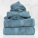 Madison Egyptian Cotton Plush Heavyweight 6 Piece Towel Set - Egyptian Cotton Towel Set by Superior Brand
