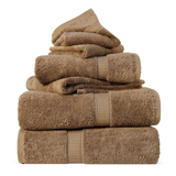 Madison Egyptian Cotton Plush Heavyweight 6 Piece Towel Set - Egyptian Cotton Towel Set by Superior Brand